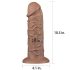 Lovetoy Chubby - realistyczny dildo z przyssawką 25cm (naturalny)