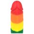 Lovetoy Prider - realistyczne dildo - 19cm (tęczowe)