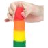 Lovetoy Prider - realistyczne dildo - 19cm (tęczowe)