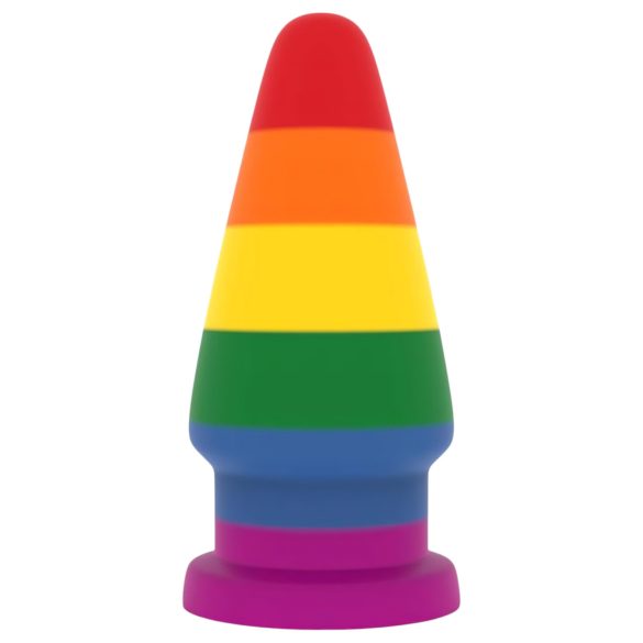 Lovetoy Prider - analny korek tęczowy 15 cm