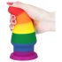 Lovetoy Prider - analny korek tęczowy 15 cm