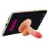 Lovetoy - Minidildo z przyssawką na telefon (naturalny)