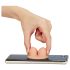 Lovetoy - przyssawkowy uchwyt na telefon - piersi (naturalny)