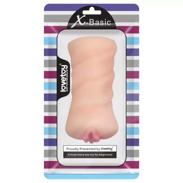 Lovetoy X-Basic - masturbator wagina - realistyczna - kolor cielisty