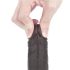 Lovetoy Sliding-Skin - dwuwarstwowy dildo - 18 cm (brązowy)