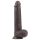 Lovetoy Sliding-Skin - podwójny dildo - 23 cm (brązowy)