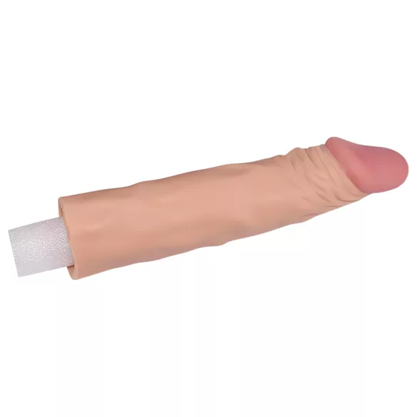 Lovetoy Pleasure X-tender - nakładka na penisa - 19 cm - cielisty
