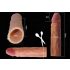 Lovetoy Pleasure X-tender - nakładka na penisa - 19 cm (naturalny)