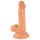 Pan Zuchwały - przyssawkowy, realistyczny dildo z jądrami 17cm (natura)