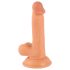Pan Zuchwały - przyssawkowy, realistyczny dildo z jądrami 17cm (natura)