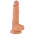 Mr. Rude - realistyczny dildo z przyssawką 19cm (naturalny)