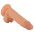 Mr. Rude - realistyczny dildo z przyssawką 19cm (naturalny)