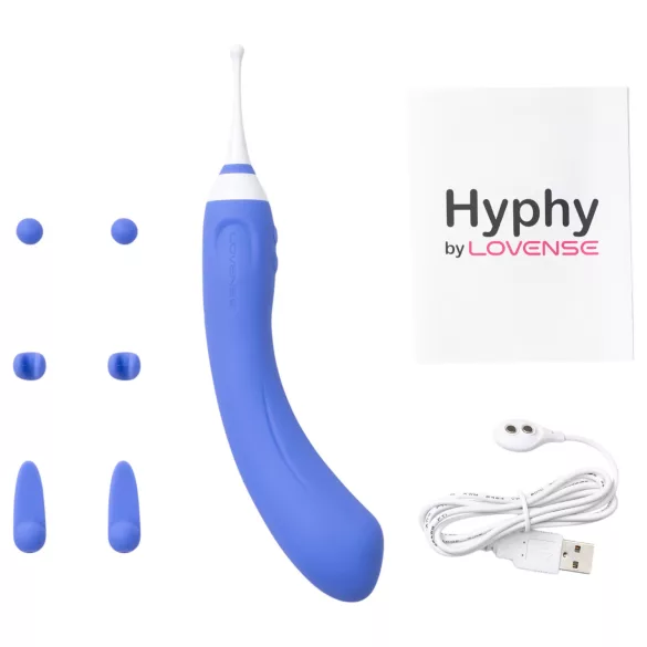 Lovense Hyphy - wibrujący stymulator 2w1 sterowany aplikacją (fioletowy)