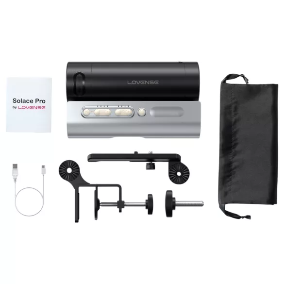 LOVENSE Solace Pro - inteligentny masturbator z ruchem góra‑dół (czarny)