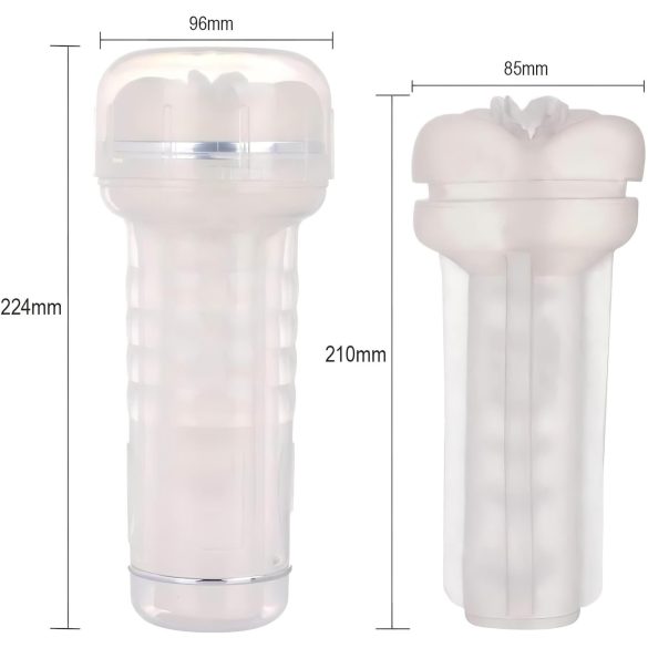 Tracy's Dog Crystal - masturbator waginalny realistyczny - przezroczysty