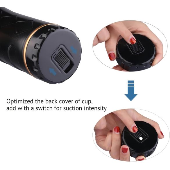 Tracy's Dog - masturbator męski - realistyczna sztuczna pupa - czarny/beżowy