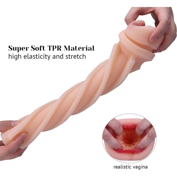 Tracy's Dog - masturbator męski - realistyczna sztuczna pupa - czarny/beżowy