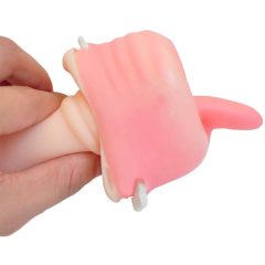   Tracy's Dog Cup - realistyczny sztuczny pysk z zębami (naturalny)