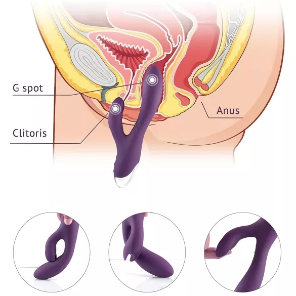 Tracy's Dog - wibrator króliczek z wypustką na łechtaczkę - wodoodporny