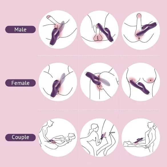 Tracy's Dog - wibrator króliczek z wypustką na łechtaczkę - wodoodporny