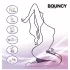 Bouncy Bliss Classic - poduszka do seksu z wibratorem - nadmuchiwana, fioletowa