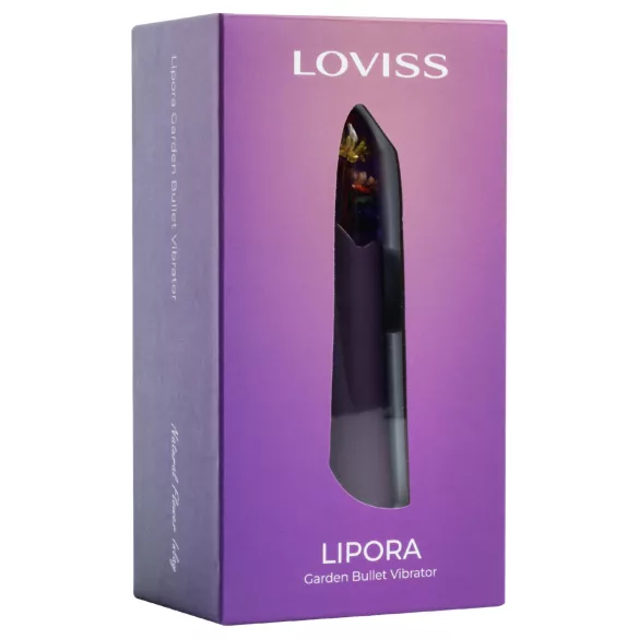 LOVISS Flower - mini wibrator prętowy (fioletowy)