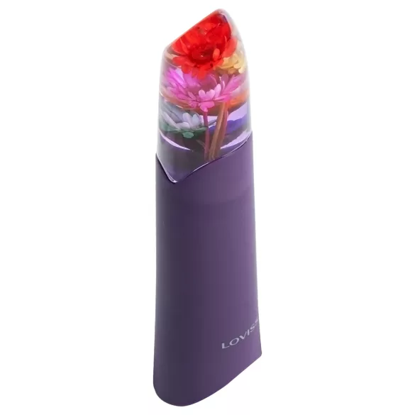 LOVISS Flower - mini wibrator prętowy (fioletowy)