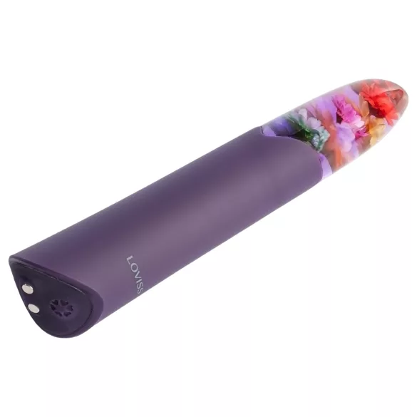 LOVISS Flower - mini wibrator prętowy (fioletowy)