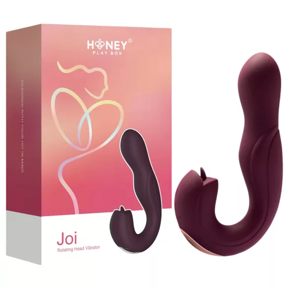 Honey Play Box Joi - wibrator rotacyjny do punktu G z funkcją lizania