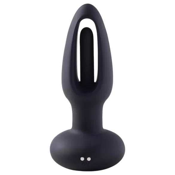 Honey Play Box Snuggy - wibrator analny z języczkiem - czarny