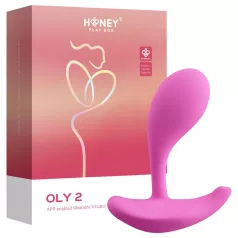   Honey Play Box Oly 2 - wibrator do punktu G i łechtaczki - silikon różowy
