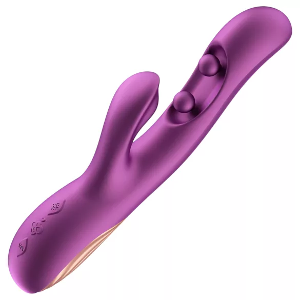 Honey Play Box Gem - inteligentny wibrator z perełkami do stymulacji punktu G i łechtaczki (fioletowy)