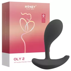   Honey Play Box Oly 2 - wibrator do punktu G i łechtaczki - silikon czarny