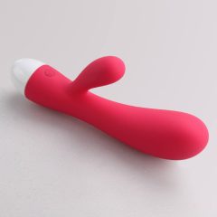   Cotoxo Dolphin & baby - bezprzewodowy wibrator z uchwytem (czerwony)