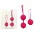 Cotoxo Cherry - zestaw 2 kulek gejszy - silikon - czerwony