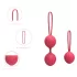 Cotoxo Cherry - zestaw 2 kulek gejszy - silikon - czerwony