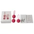Cotoxo Cherry - zestaw 2 kulek gejszy - silikon - czerwony