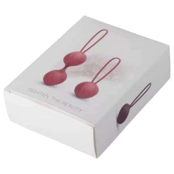 Cotoxo Cherry - zestaw 2 kulek gejszy - silikon - czerwony