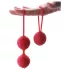 Cotoxo Cherry - zestaw 2 kulek gejszy - silikon - czerwony