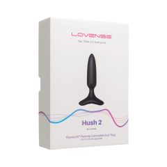   LOVENSE Hush 2 XS - mały wibrator analny z akumulatorem (25 mm) - czarny
