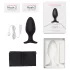 LOVENSE Hush 2 L - mały akumulatorowy wibrator analny (57 mm) - czarny