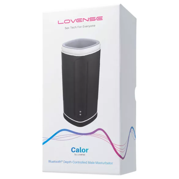 LOVENSE Calor - inteligentny, podgrzewany masturbator (czarny)