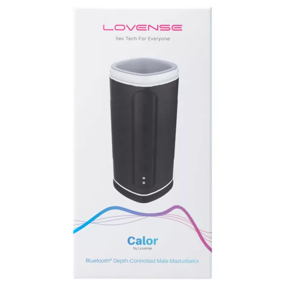 LOVENSE Calor - inteligentny, podgrzewany masturbator (czarny)
