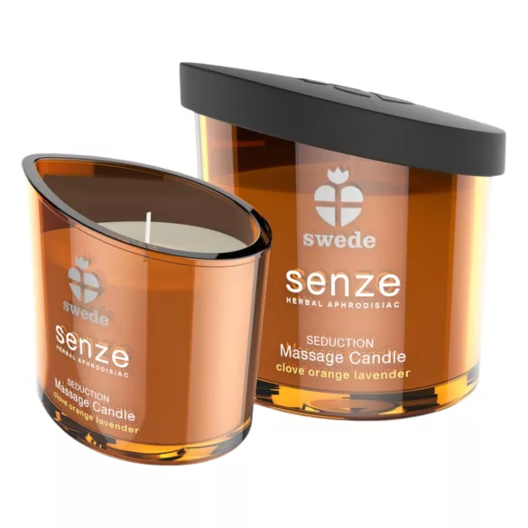 Swede Senze - świeca do masażu - pomarańcza, lawenda - 50ml