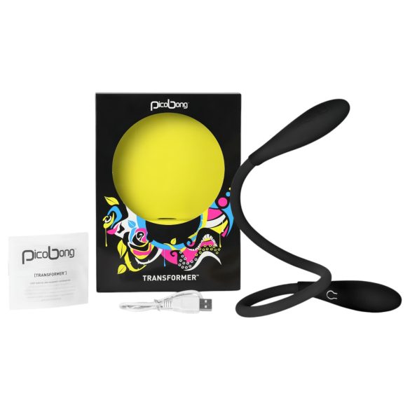 Picobong Transformer - wodoodporny unisex wibrator (czarny)