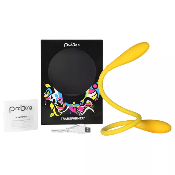 Picobong Transformer - wodoodporny unisex wibrator (żółty)