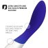 LELO Mona Wave - wodoodporny wibrator G-punktu (niebieski)