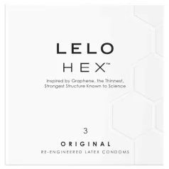 LELO Hex Original - prezerwatywy luksusowe - 3 sztuki