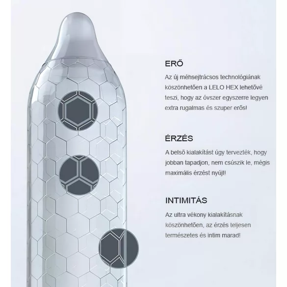 LELO Hex Original - prezerwatywy luksusowe - 36 sztuk
