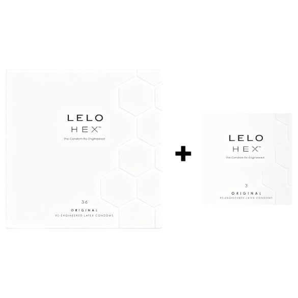 LELO Hex Original - luksusowe prezerwatywy (opakowanie 36+3 szt.)